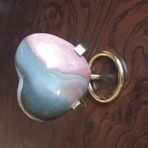 Polychrome Jasper Crystal Heart. 204g